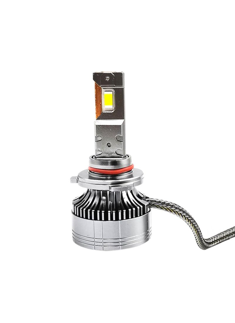 100Miles Car LED Head Light 9005 75W 12000LM 6500K Car LED Headlight With Cooling Fan System - 100 Miles  - Image 3