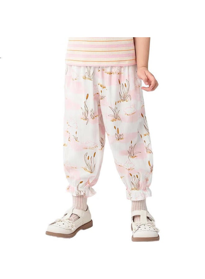 Balabala Kids' Summer Anti-Mosquito Pants For Boys And Girls Baby Sleep Pants Silk Can Go Out 209225171205 - Image 1