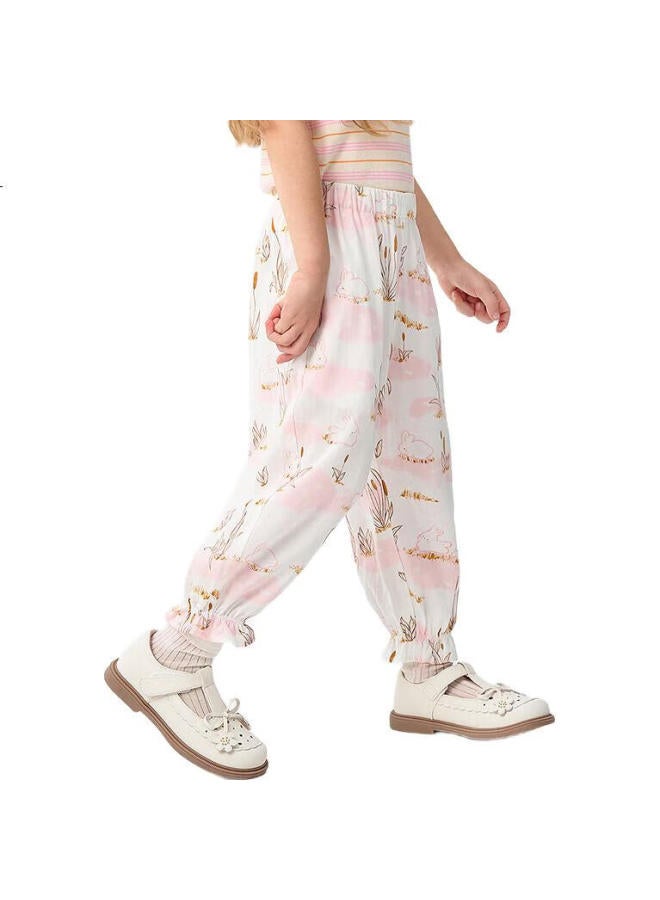 Balabala Kids' Summer Anti-Mosquito Pants For Boys And Girls Baby Sleep Pants Silk Can Go Out 209225171205 - Image 2