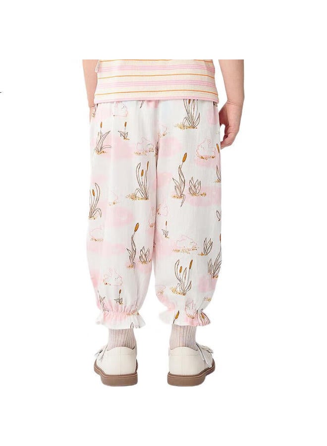 Balabala Kids' Summer Anti-Mosquito Pants For Boys And Girls Baby Sleep Pants Silk Can Go Out 209225171205 - Image 3