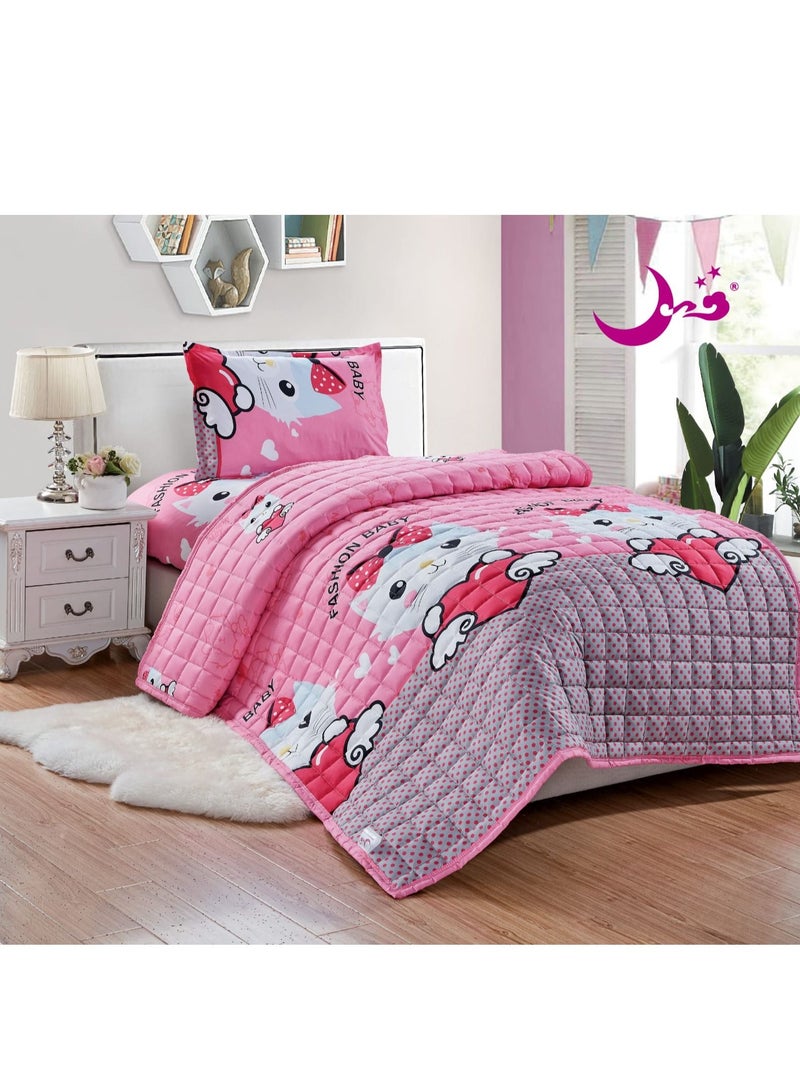 Moon 3-Piece Compressed Comforter Set Microfiber  - Image 1