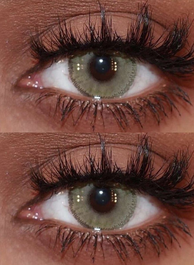 سيدة جديدة عدسات لاصقة ملونة خضراء من فريش ليدي للاستخدام السنوي - Image 2