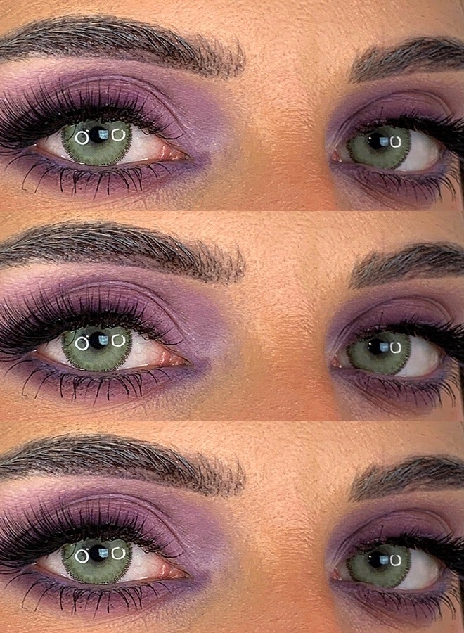 سيدة جديدة عدسات لاصقة ملونة خضراء من فريش ليدي للاستخدام السنوي - Image 5