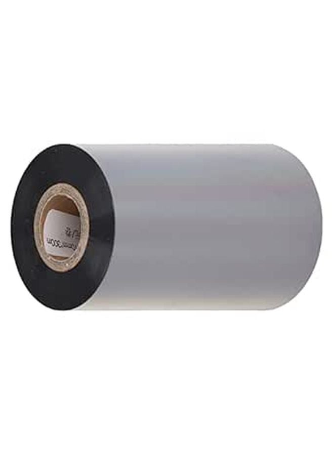 Black Thermal Transfer Ribbon 984.3ft x 4.3in for PET PVC Labels Antistatic Scratch Resistant - Image 1