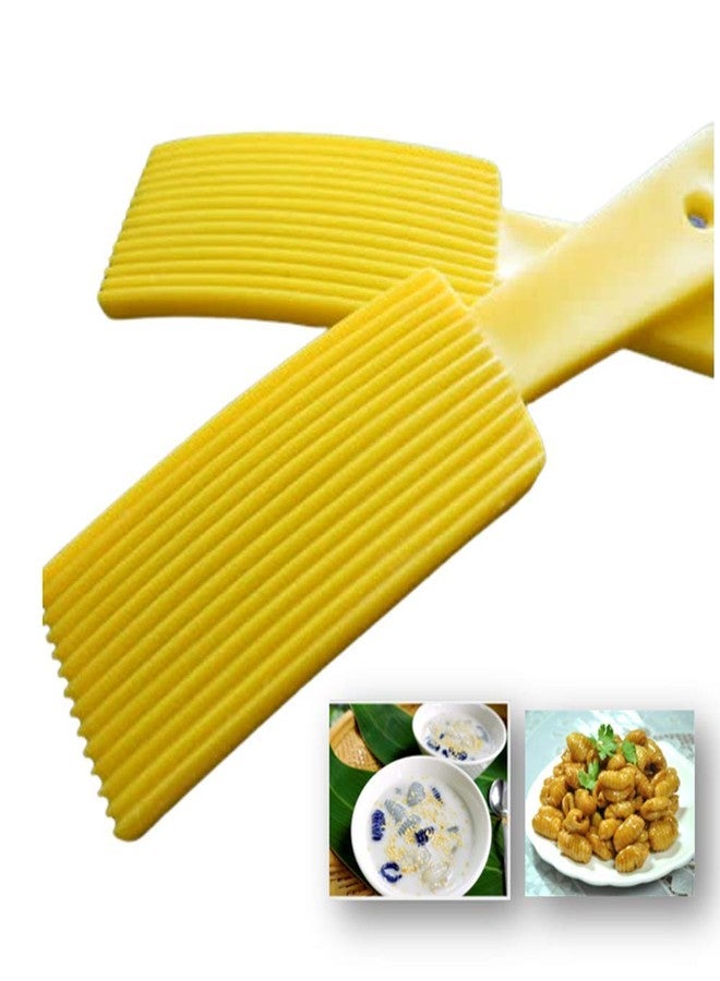 Cozinest Krong Krang Mold Thai Coconut Dessert Thai Cookies Crispy Snack Plastic Mold Dough Press Asian Kitchen Tools (2 pcs) - Image 1