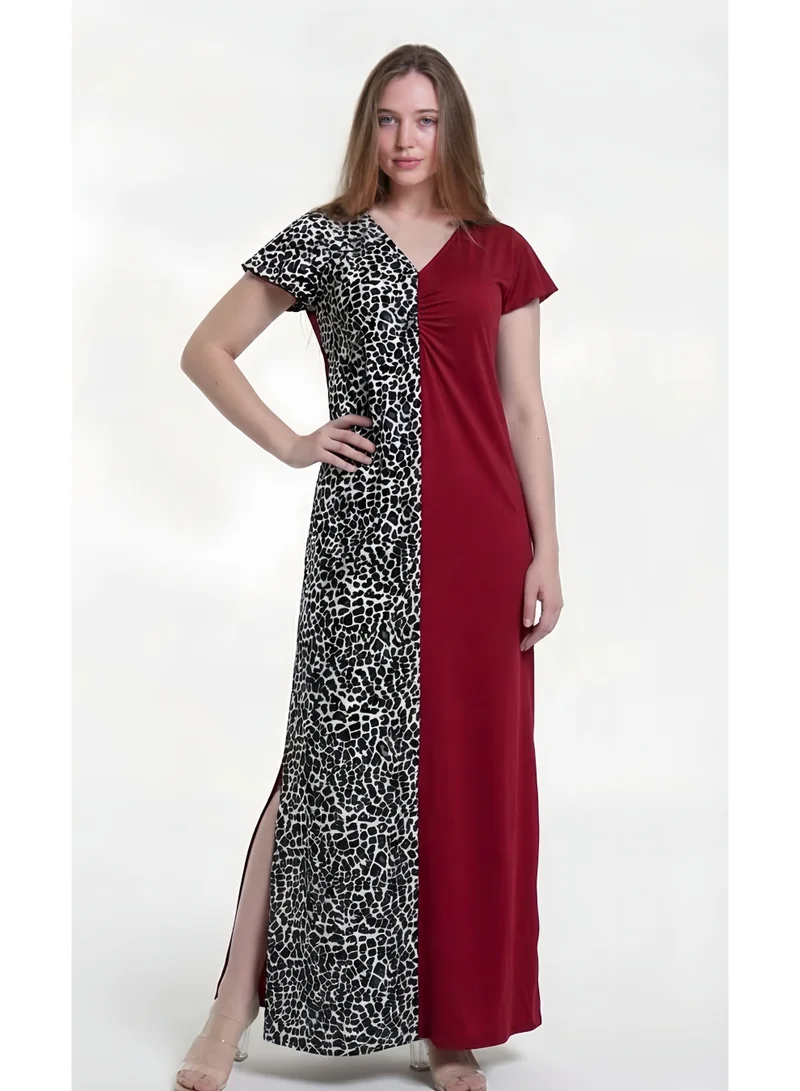 Women Printed cotton dress - Home Wear