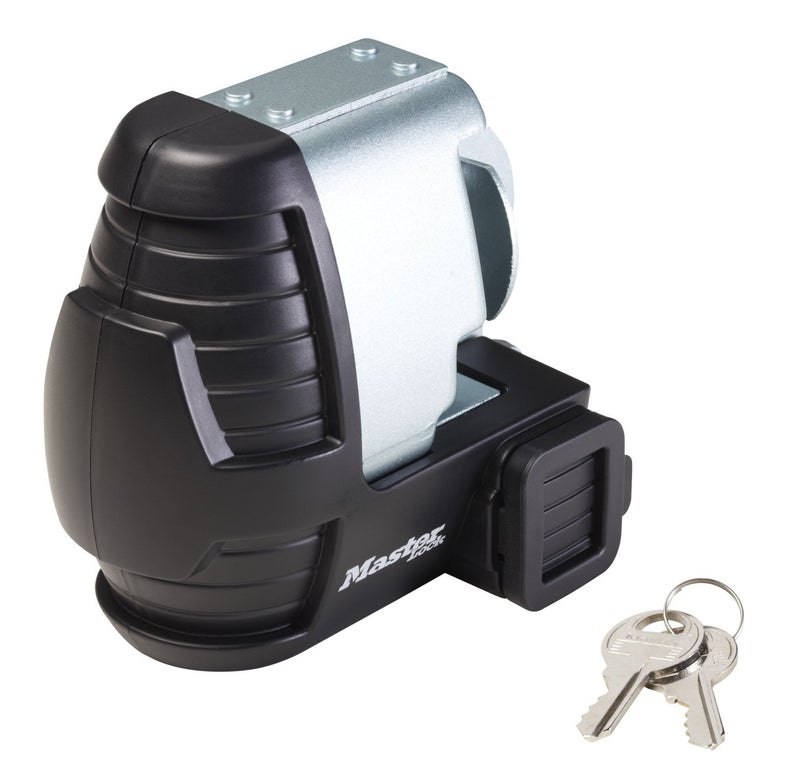 Master Lock Trailer Lock, Universal Trailer Coupler Lock, 379DAT, Silver, Standard - Image 1