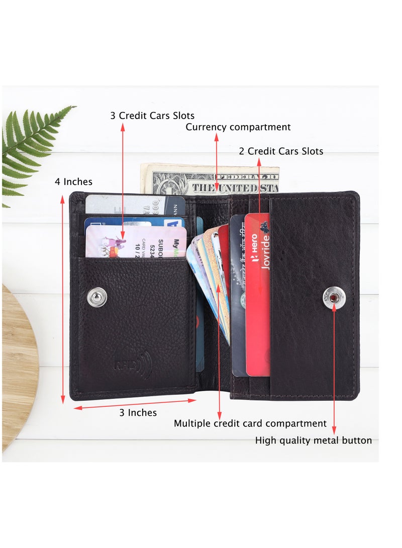 ليفراي محفظة لافري من الجلد الطبيعي بتصميم مميز مع حماية RFID  - Image 2