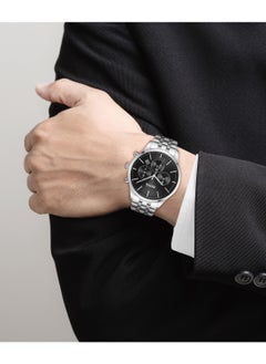 HUGO BOSS Round Chronograph Men's Black Case Watch - 1514157  - Image 4