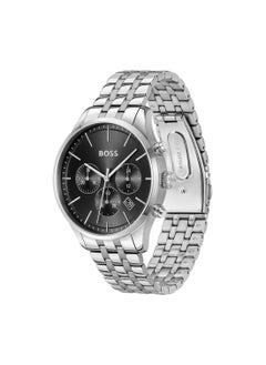 HUGO BOSS Round Chronograph Men's Black Case Watch - 1514157  - Image 2