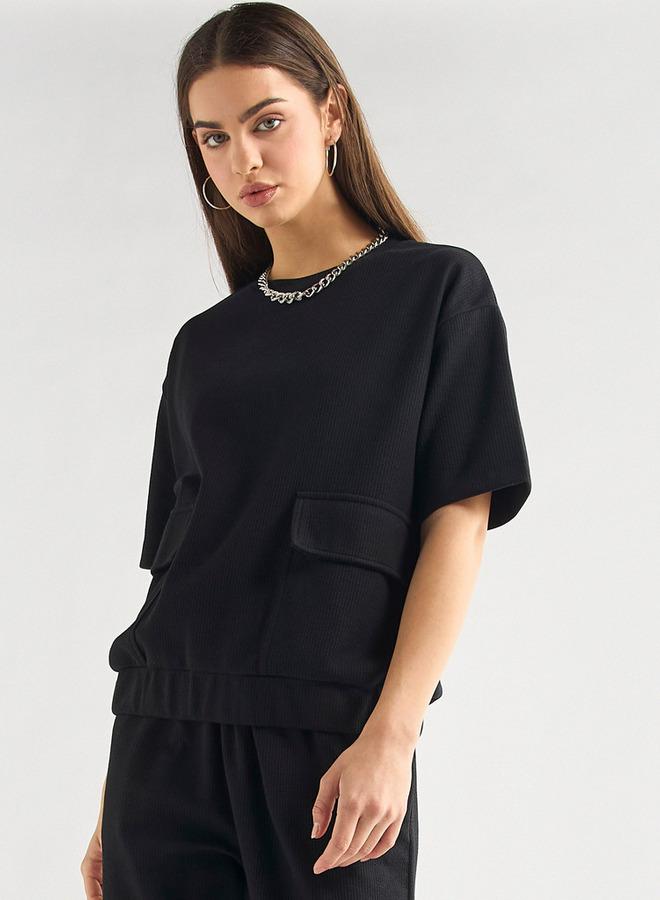 سبلاش فيڤ طاقم الرقبة عرق الأعلى وبانت عداء - Image 2