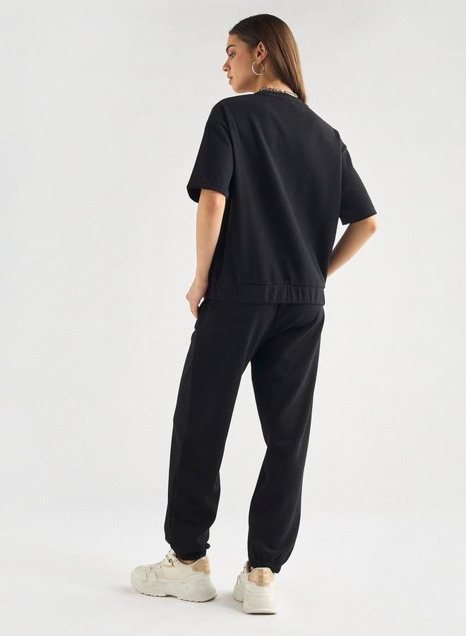 سبلاش فيڤ طاقم الرقبة عرق الأعلى وبانت عداء - Image 3