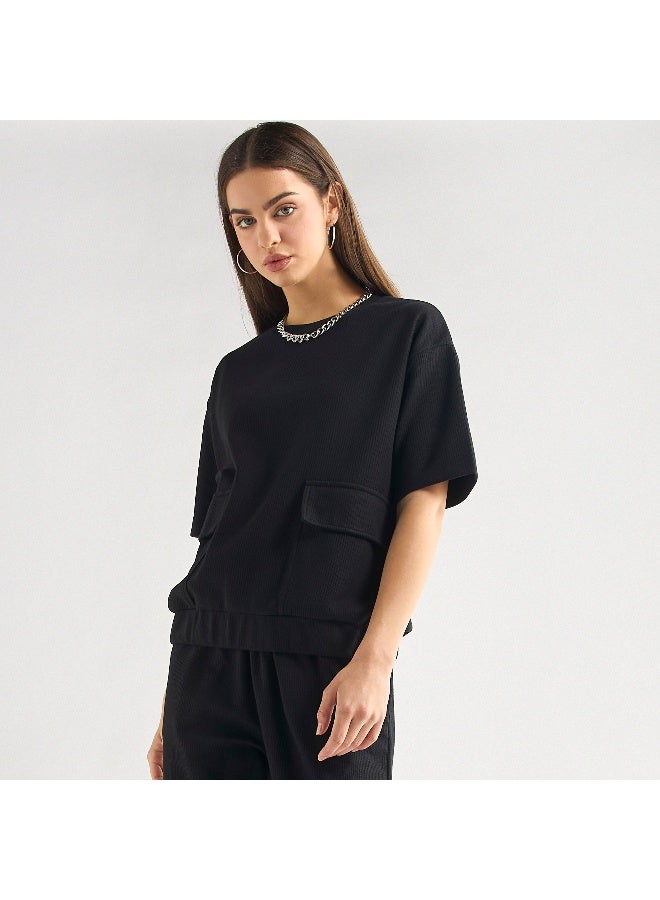 سبلاش فيڤ طاقم الرقبة عرق الأعلى وبانت عداء - Image 4