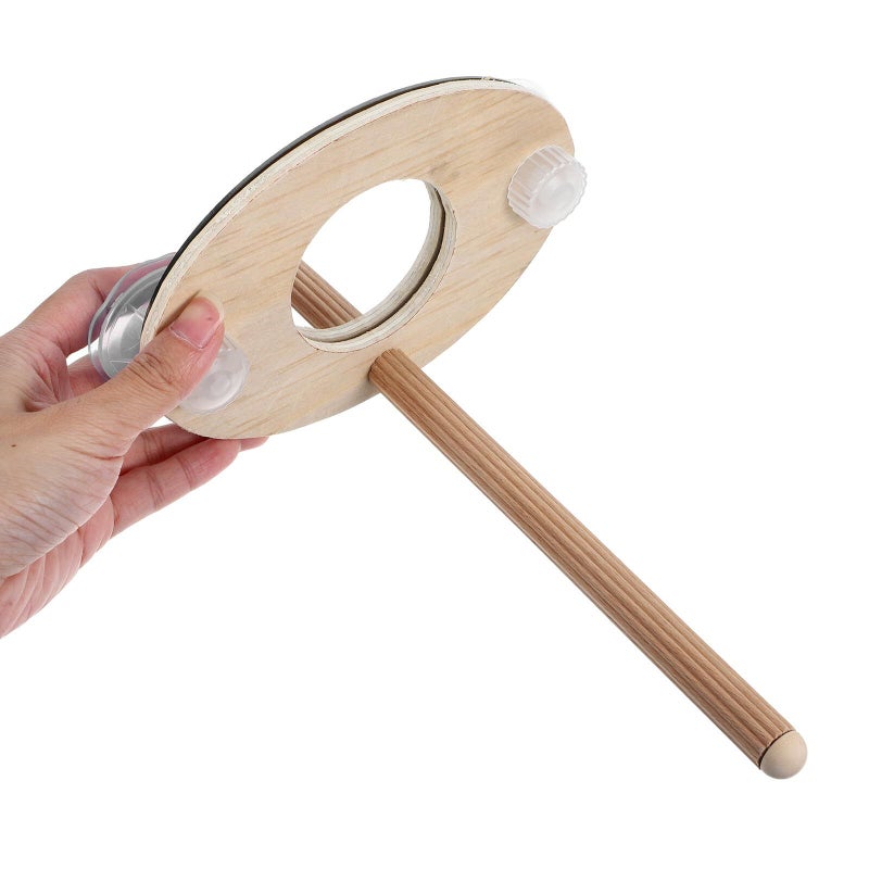 Wood Bird Perch and Mirror Stand with Suction Cup Hanging for Small Parakeets Cockatiels Cage Accessories - Image 4