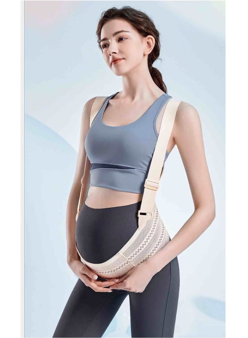 Generic Breathable Mesh Belly Support Belt  Pregnancy Belly Support Belt  Prenatal Belly Support Belt And Abdominal Belt  - Image 1