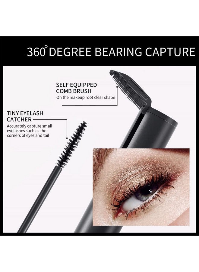 LESITI 2 In 1 Waterproof Mascara, Tiny Brush For Fine Short Eyelash, Natural Lengthening And Thickening Effect, Extra Long Lash Eyelashes,Voluminous Eyelashes, Smudge-Proof （1 Pcs） - Image 4