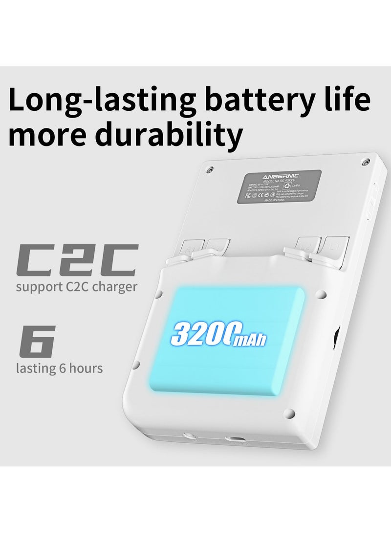 ANBERNIC  - RG40XXV Handheld Game Console 4.0 Inch IPS TF Card With 10000+ Games 3200mAh 6+Hours Battery Support Wireless Network(64G Black) - Image 1