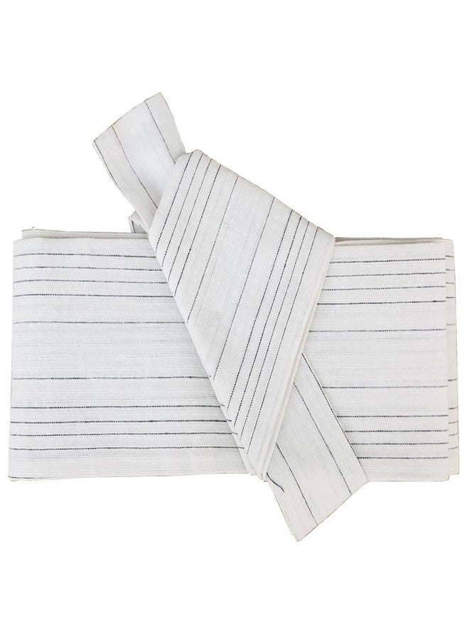 CAMDOM Mens Japanese Kimono Obi Belt Traditional Vintage Judo Samurai Waist Wrap Pre-tied Waistband - Image 1