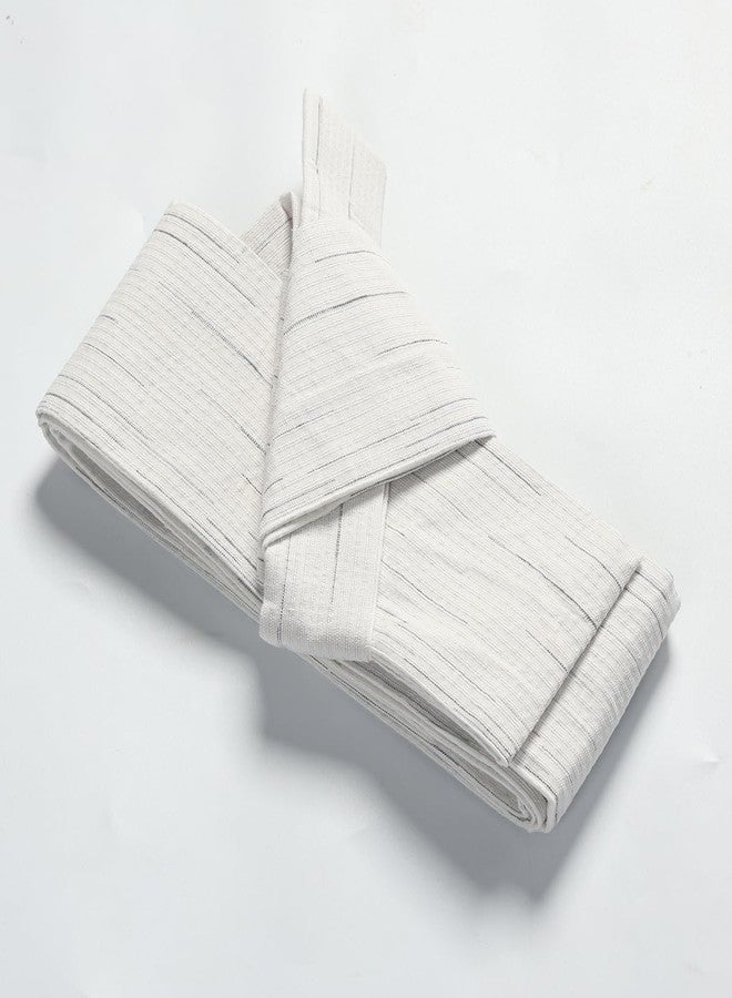 CAMDOM Mens Japanese Kimono Obi Belt Traditional Vintage Judo Samurai Waist Wrap Pre-tied Waistband - Image 3