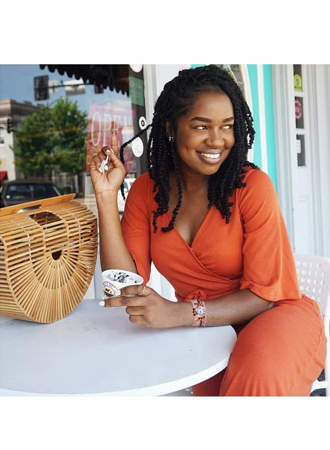 اتش واي ساعات نسائية ، ساعة كوارتز ذهبية لامعة مع ماس من أحجار الراين الكريستالية ، لمجوهرات المعصم النسائية ، ساعة سوار سوار للسيدات (روبي) - Image 5