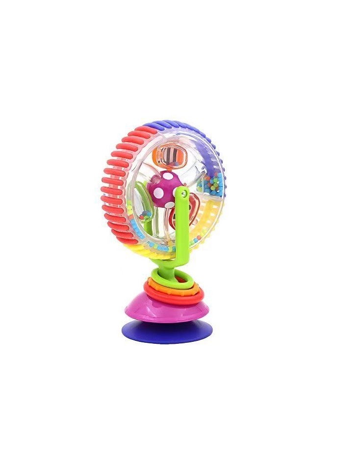 Three Color Rotating Ferris Wheel Toy for Babys - Ideal for Strollers and Early Educational Purposes (Colorful)，Safe and educational  - Image 1