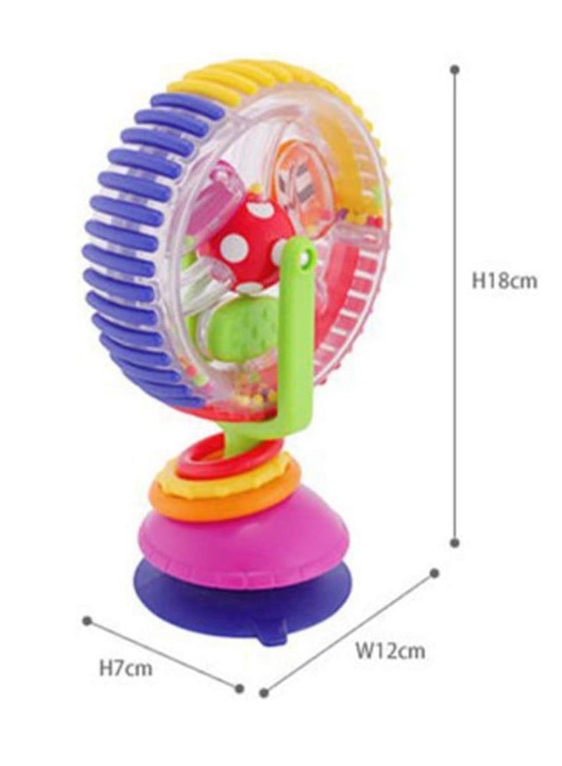 Three Color Rotating Ferris Wheel Toy for Babys - Ideal for Strollers and Early Educational Purposes (Colorful)，Safe and educational  - Image 4