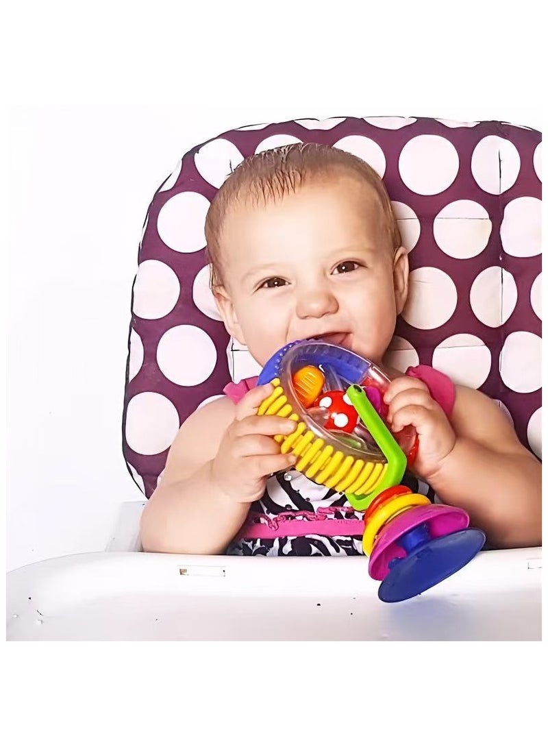 Three Color Rotating Ferris Wheel Toy for Babys - Ideal for Strollers and Early Educational Purposes (Colorful)，Safe and educational  - Image 5