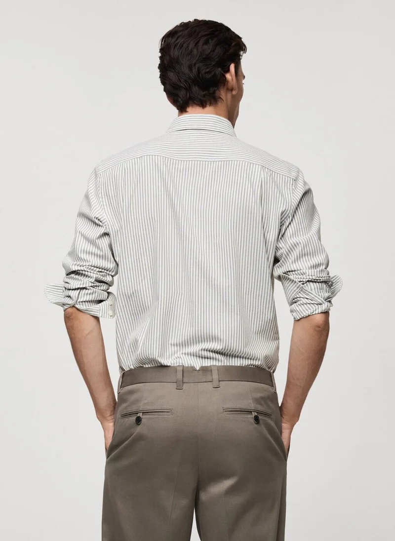 مانجو مان 100% cotton kodak striped shirt
