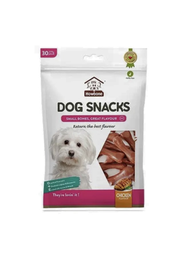 Howbone Mini Bone Dog Snacks Chicken Flavour – 270g (30pcs Pack)