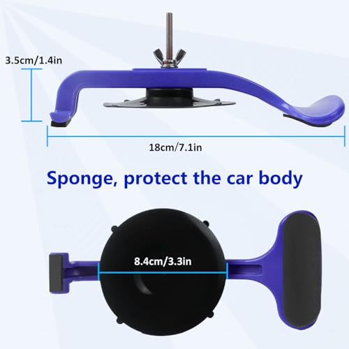 ZKTOOL 6PC Suction Cup Clamp Set, Class Clamps Kit for Car Convertible Glass Windshield Top Repair Gluing,With Sponge Pad… - Image 5