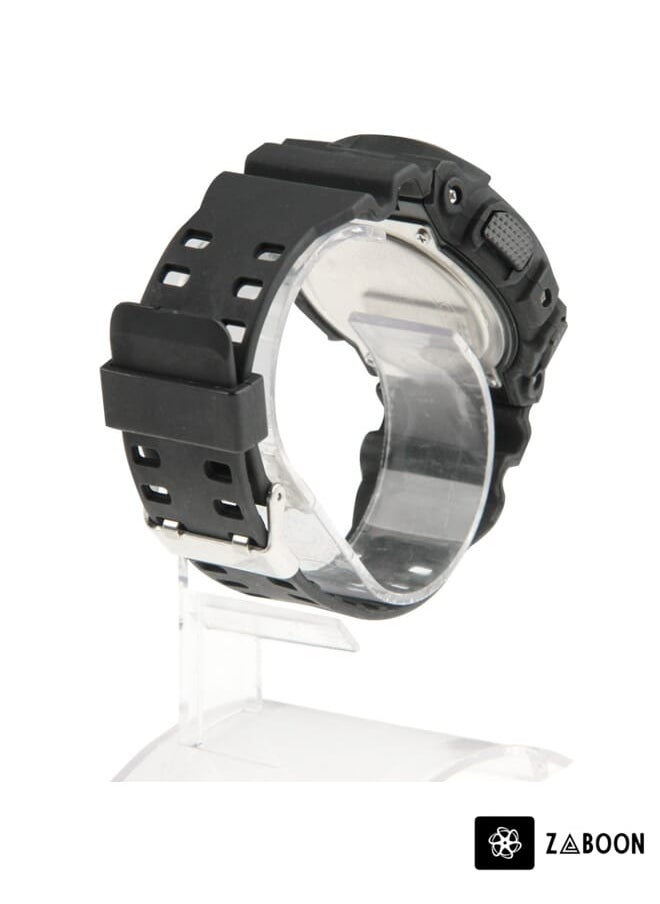 Zaboon - OREEX Water Resist Sport LED Watch with Watch Hand / Week / Time / Date / Alarm / Stopwatch / LED Light(Black) - Image 1