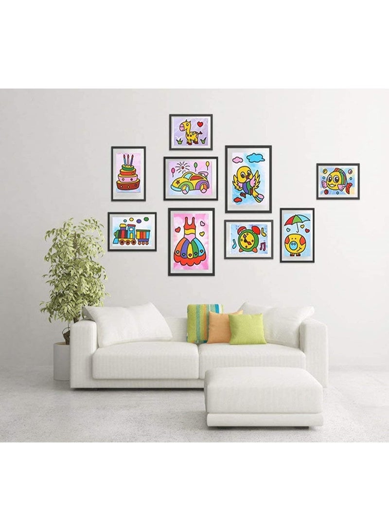 بلومنغ تايم مجموعة ألواح الرسم الرملية DIY المكونة من 12 قطعة - Image 2