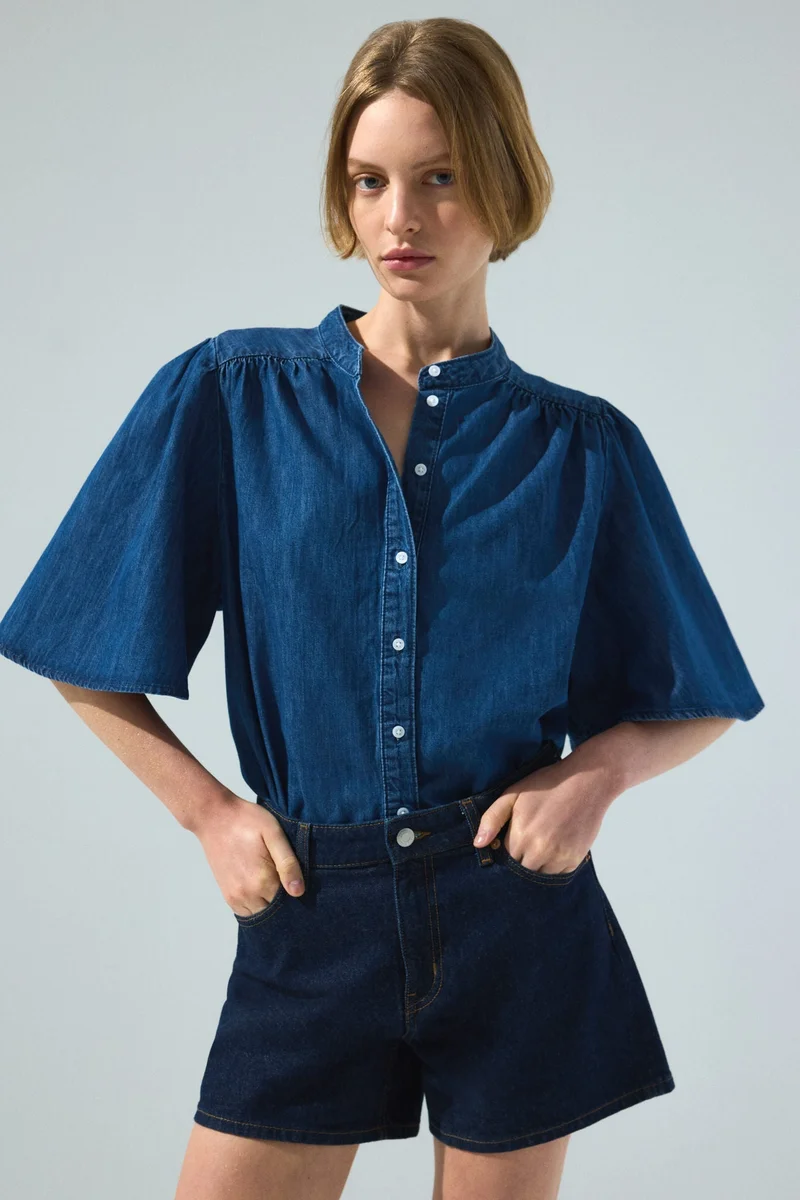 H&M Denim blouse