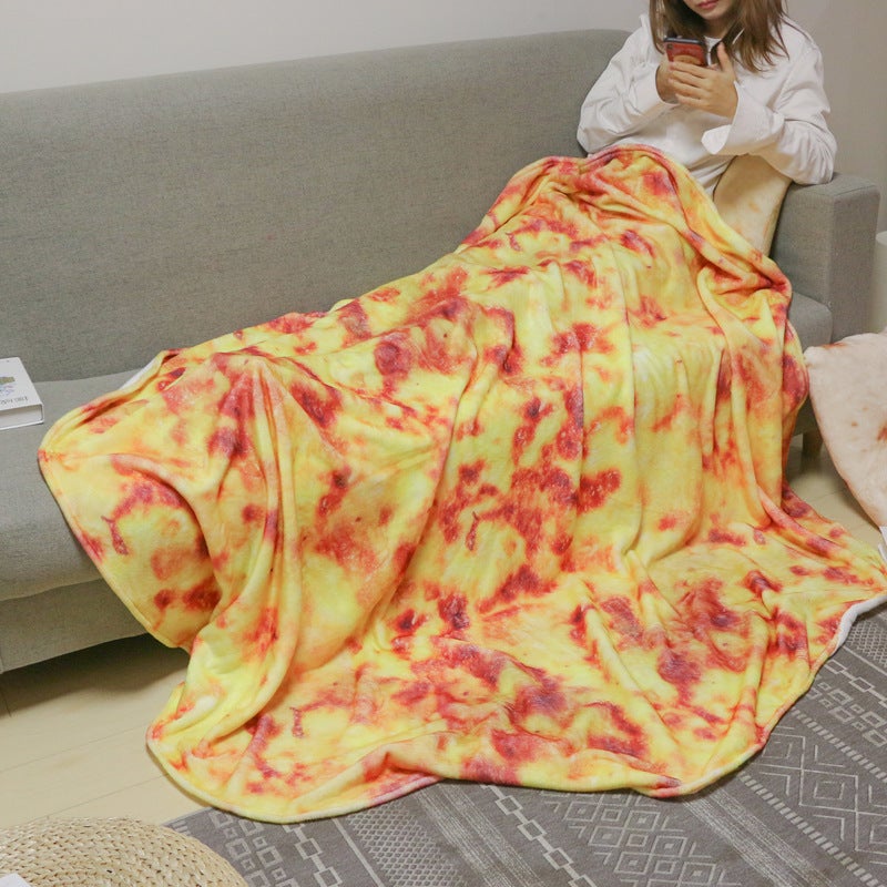 Tortilla Blanket Burrito Blanket Tortilla Pancake Blanket Flannel Air Conditioning Sofa Blanket - Image 5