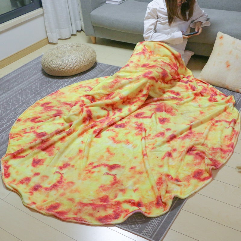 Tortilla Blanket Burrito Blanket Tortilla Pancake Blanket Flannel Air Conditioning Sofa Blanket - Image 4