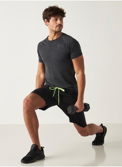 Dash Men Textured Lace-Up Sports Shoes  - Image 5