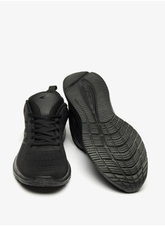 Dash Men Textured Lace-Up Sports Shoes  - Image 3