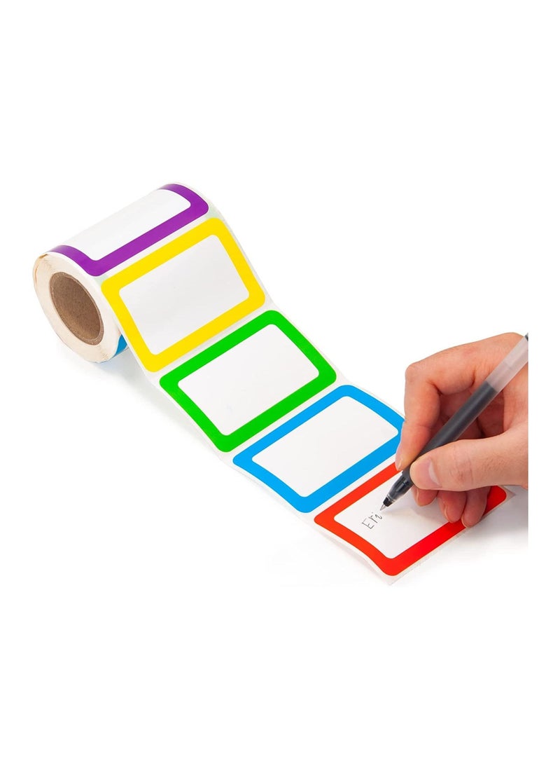 Generic Name Tag Blank Name Labels for School Office Home 250 Blank Labels  - Image 1