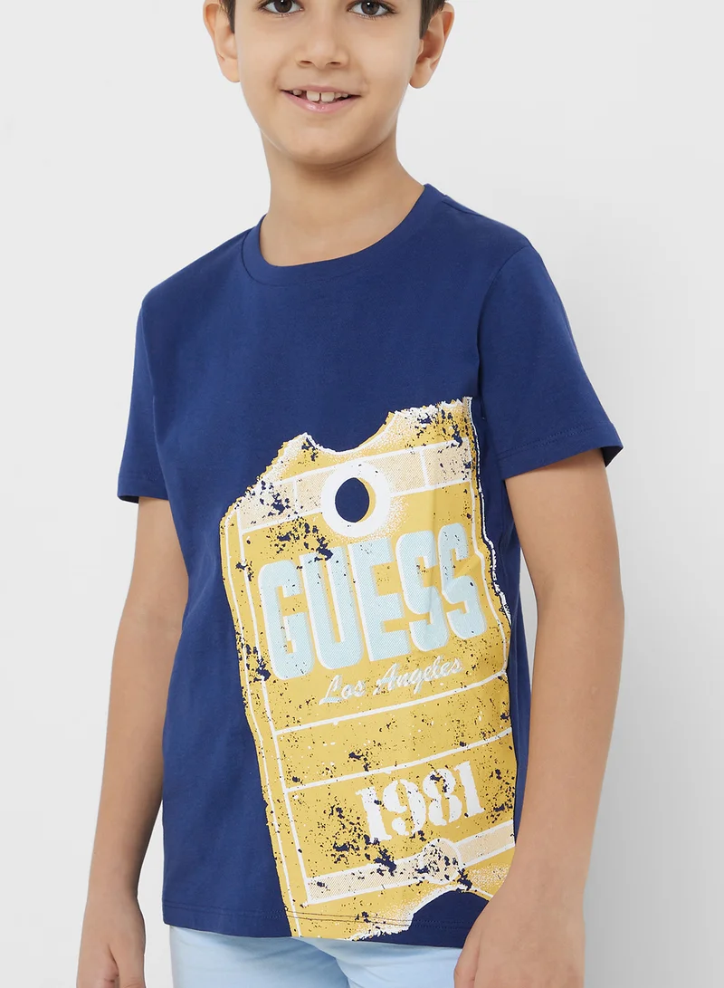جس Kids Logo T-Shirt