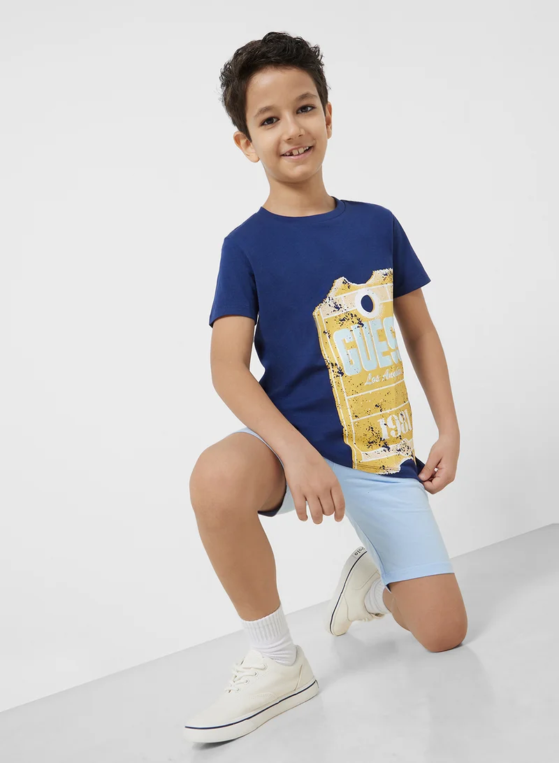 جس Kids Logo T-Shirt