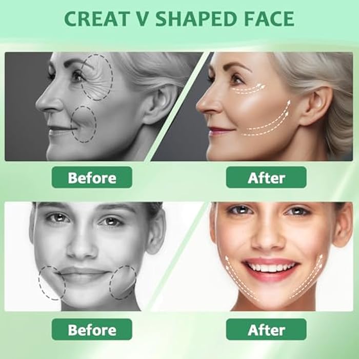 NBF Face Lift Tape Invisible With String, Face Tape Lifting Invisible, Neck Lift Tape Behind Neck, V-Shaped Instant Facelift, Waterproof Transparent for Sagging Skin, Double Chin, Wrinkles, Eyes, 160PCS-F - Image 3