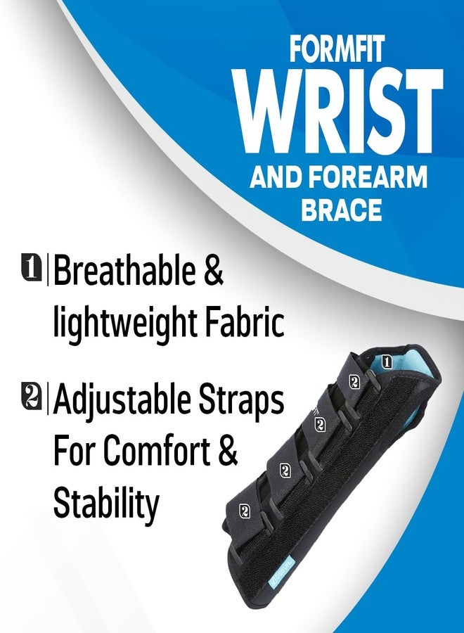 Ossur Formfit Wrist & Forearm Brace for Tendonitis, Carpel Tunnel, Post Cast Healing and Soft Tissue Injuries | Wrist Immobilization, Breathable Material, Custom Fit | 10" Version (Left, X-Large) - Image 4