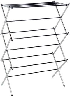 AIWANTO Portable Foldable Adjustable Clothes Drying Rack Clothes Rack for Air Drying Clothing Sturdy Durable Clothes Dryer Laundry Drying Stand for Indoor Outdoor Balcony  - Image 5