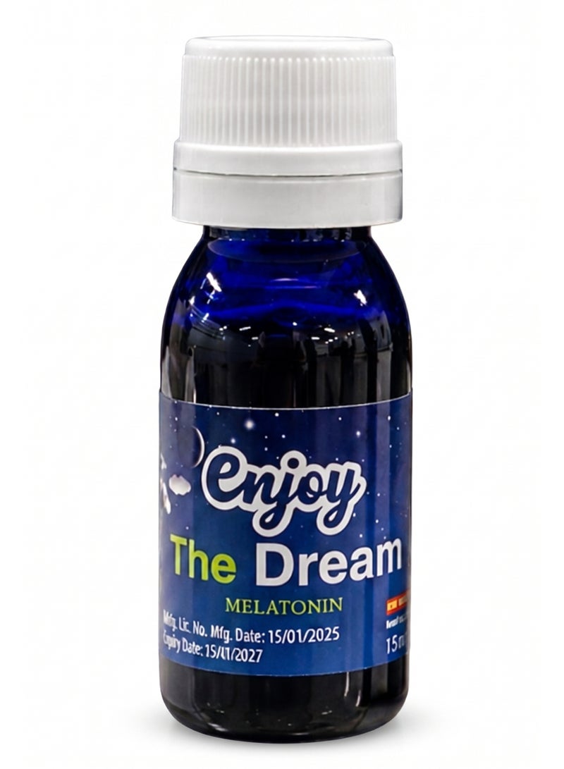 Laperva استمتع بمكمل Dream Sleep Aid الذي يحتوي على الميلاتونين - الليمون والنعناع، قارورة 20 × 15 مل، 5-HTP، حمض الروزمارينيك، الكركمينويدات، السافرانال والكروسين، زهرة العاطفة، الزنك والمغنيسيوم. - Image 5