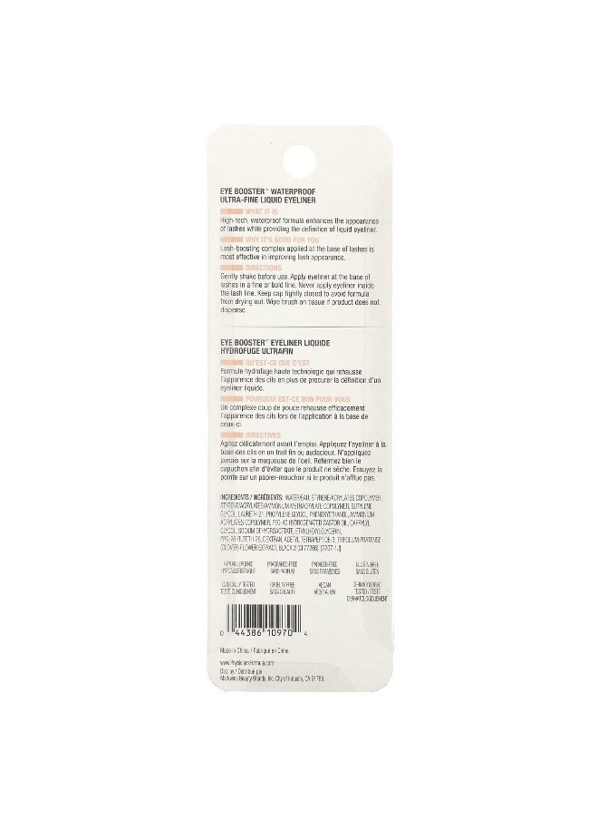 Physician's Formula Physicians Formula, Eye Booster, Waterproof Ultra-Fine Liquid Eyeliner, PF10970 Blackest Black, 0.03 fl oz (1 ml)  - Image 3