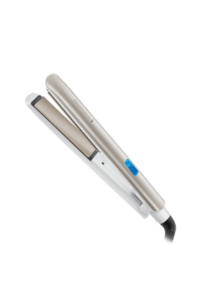 REMINGTON Hydra Luxe Straightener S8901 White - Image 2