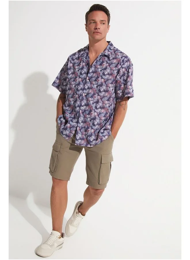 جون June Men Cargo Pocket Short Khaki