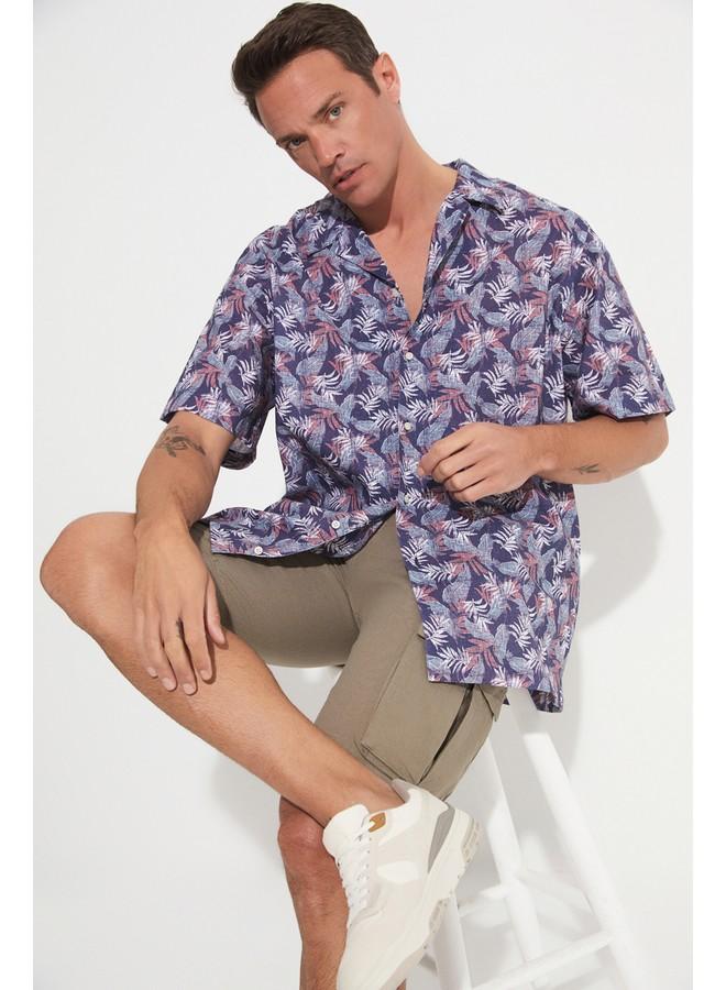 جون شورت رجالي كاكي بجيب كارغو - Image 3