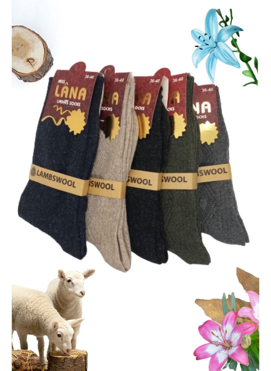 Miss Lana - Winter Wool Socks Lambswool (Special Lamb Wool) With Thermal Features for Women - Image 1