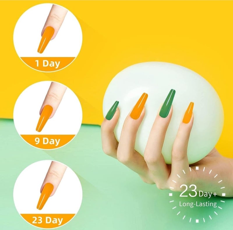 Feelhigh 24 Colors Acrylic Nail Powder Set Colored Acrylic Powder for Nails DIY Art Design 3D Manicure Extension Gifts for Women and Girls Multicolors - Image 5